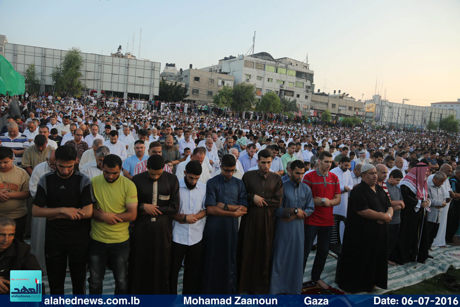 عيد الفطر المبارك في غزة 06-07-2016